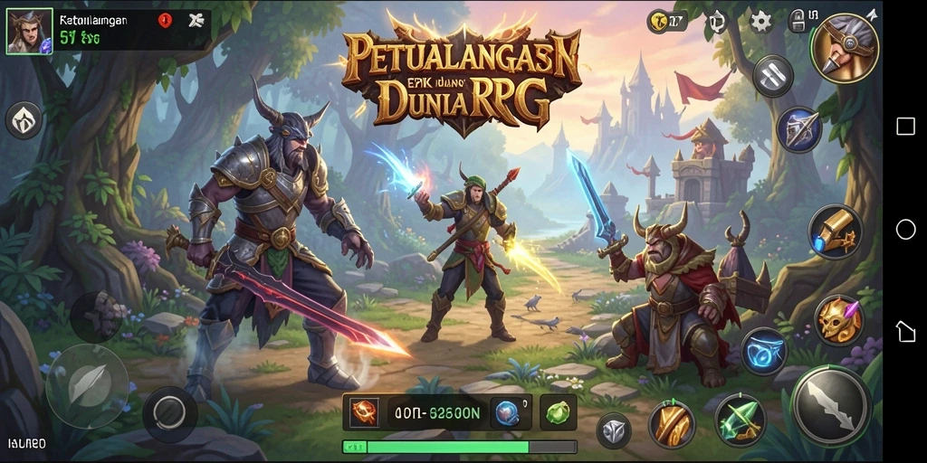 Tangkapan layar permainan 5RT dengan aksi pertarungan yang menegangkan.