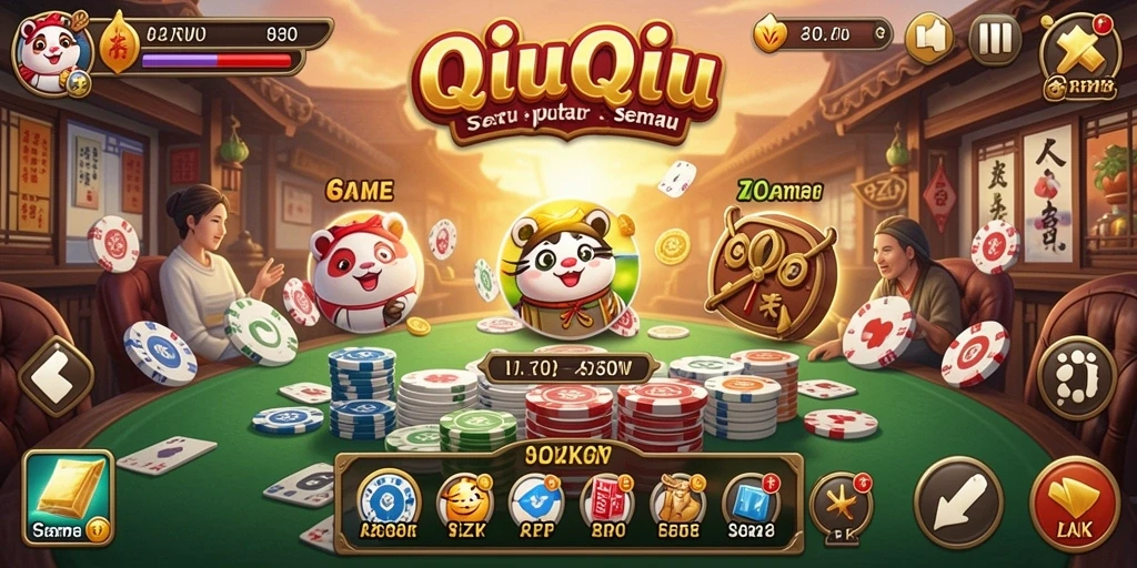 Tampilan gameplay 8ZK yang seru dan interaktif.
