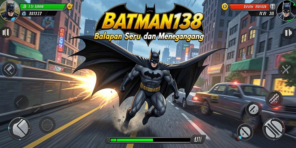 Tampilan gameplay <strong>BATMAN138</strong> yang intens dan menegangkan saat balapan.