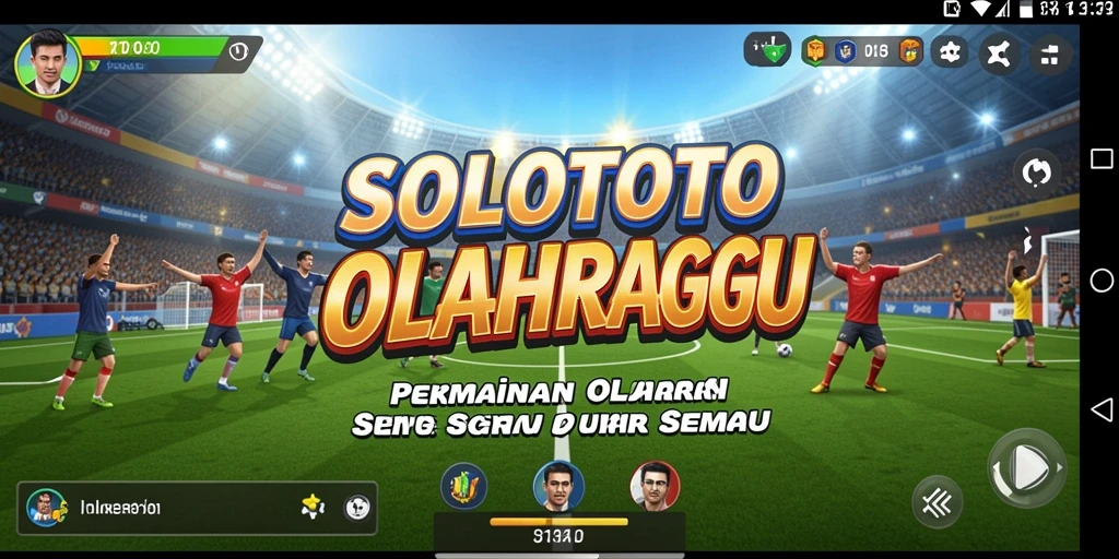 Tampilan gameplay menarik dari SOLOTOTO saat bermain olahraga.